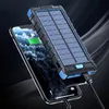 Solar Power Bank 20000mAh Charging Portable Poverbank Carregador de bateria PowerBank 20000 Mah para iPhone 14 Xiaomi Samsung