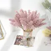 Dekorativa blommor Simulering Risfrö Vete Ear Bouquet Plastblommor Arrangemang Torkad Material Pografidekoration Rekvisita