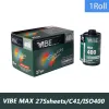 1-10 Rolls Vibe Max 100/400/800 Kleurfilm ISO 100/400/800 35mm 135 Negatieve film 27exp/roll voor Vibe 501F Camera