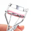 Pink Eyelash Curler with Eyelash Comb Professional Makeup Eyelash Curling Clip Cosmetic Eyelashes Beauty Makeup Tool Accessories