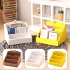 1:12 Dollhouse Miniature 3 Grids Desktop Storage Rack Organizer Box Bookshelf Home Model Decor Toy Doll House Accessories