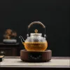 Pots Elektrik Keramik Herd Tee Herd Mini kleiner Glas Pot Tee Kocher Wasserkoch Herd Mini Tee Herd Haushalt