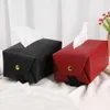 Halterpapierpaket Case Auto Styling Accessoires Ledergewebehalter Tissue Boxes Paper Serviette Hülle Auto Papierboxen