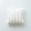枕カバー装飾的な縞模様のクージョンソフト快適な枕カバー45x45cmソファベッドリビングルームファンダコジン