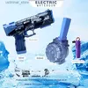 Sable Player Water Fun entièrementautomatique Continu Coninue Electric Water Gunsummer New Childrens Water Gun Large Capacepool Summertoy ForgftiftStoys L47