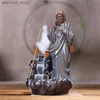 Arti e mestieri di Jesus and the Madonna Creative Handicrafts Waterfall Backflow Burner Burner Decorazioni per la casa Porta di incenso Ceramica Censer L49