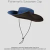 Geniş Memlu Şapkalar Kovboy Güneş Şapkası Nefes Alabilir Katlanabilir Su geçirmez Yaz Men için UV Koruması
