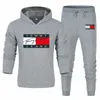 Aangepaste ontwerp mannen joggen tracksuit heren hoodie jogger loopt paker