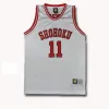 Anime Shohoku School Basketball Team White 1-15 Cosplay Costume Sakuragi Hanamichi Mitsui Jersey Topps Shirt Sports Wear Uniform