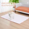 Dog Mat Cooling Summer Pad Mat For Dogs Cat Blanket Sofa Breathable Pet Dog Bed Summer Washable For Small Medium Large Dogs Car 240411