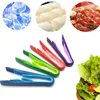 3 pezzi di pinza per cibo in plastica pinze da cucina da cucina non slittamento clip clip bbq insalata strumenti per cucina accessori cucina morsetti di pane torta