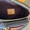 Womens Luxury Designer Waist Bag Fashion Mini Bumbag Brown Flower Easy Pouch on Strap Fannypack Men Belt Bags Crossbody Clutch Bag