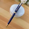 Stylos classiques conception en métal ballpoint stylo blue ink Business Office Signature ballpoint stylos