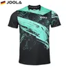 Joola 2207 masa tenis forması rahat erkekler ve kadınlar spor t-shirt nefes alabilen hızlı kuru kısa kol ping pong gömlek 240403