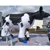 8m length (26ft) with blower Factory Supply Inflatable Milk Cow Dairy Cattle Animal Model For Parade/Pasture Decoration