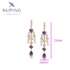 Stud Earrings Xuping Jewelry Arrivals Trendy Elegant Geometry GoId Color Unique Piering For Woman Girls Christmas Gift X000820246