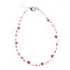 Choker Blood Drop Armband/Necklace Pendant Halsband Alloy Material Kvinnor Girls Chain Halsband Party Jewelry 10CF