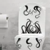 PVC Toilet de toilette Decal Octopus Modèle WC piédestal Sticker Sticker pour salle de bain 3pcs