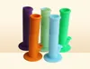DHL Silicon Water Pipes Neun Farben für Auswahl Glas Bongs Rohr Silikon Bubbler Bong4487526