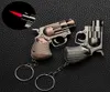 Yaratıcı Mini Revolver Model Keychain Daha hafif rüzgar geçirmez bütan çakmaklar Sigara jet meşalesi daha hafif sigara aksesuarları erkek hediyesi6803371