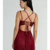 Fête sur mesure Sans manches à dos backless A-Line Tulle Long Robes pour OCNS 2024 Robe de queue de bal NOUVEAU