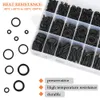 1200/740 stcs rubber o-ring pakkingen afdichtingsset nitril rubber hoge druk o-ringen nbr afdichting elastische band o ringen set