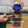 Lagringsflaskor espresso malt kaffe använde tepåse hållare verktyg dispenser hög kapacitet station tillbehör vit behållare räknare