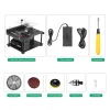 200W Multifunctionele mini -tafelzaag Woodworking Handmade DIY Hobby Model Craft Cutting Tool + Circular Saw Blade snijmachine