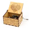 Figurine decorative VIP R-81 Music Box Wooden Box di San Valentino Regali Anniversario Innamorata