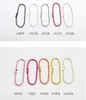 100 pcs da 12 cm in metallo onda colorata catena di tallone fai da te artigiani giocattoli peluche etichetta etichetta tag al collegazione ad anello di gioiello