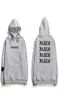 Nowa marka klubowa bluzy Bluzy Kobiety Paranoiczne list z kapturem Mężczyzn West Hooded Anti Social Hoy8698134