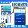 Hiby R2 R3 R6Pro 디지털 배터리 용 Ykaiserin 배터리 R2, R3, R5