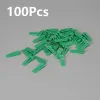 100pcs plastikowe dystanse płytki wielokrotne Używanie klipsów do podłogi ściany narzędzie locator narzędzie ściany ceramiczne krawędzi kafelki leżące NiveLador