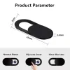 Camera Cover Shutter Magnet Slider Plastic Webcam Cover for Pad Tablet Web Laptop Pc Camera Mobile Phone Lenses Privacy Sticker