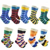 Men's Socks Funny Happy Fine Paragraph Diamond Pattern Argyle Three-dimensional Tube Geometric Large Size Combed Cotton