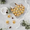 Płyty Clear Chocolate Box Uchwyt: 100pc okrągłe cukierki Etui Opakowania Opakowania Flower Wspornik Walentynki Walentynki Prezent