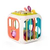 Sensory Montessori Toys éducatifs pour enfants enfants 1 2 3 ans Boîte de trieuse Blocs d'empilage Activité Cube Toy Baby Toys
