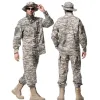 Calça um tacs au camufle exército uniforme militar homens táticos cargo tático