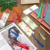 20 sztuk puste zakładki Zestaw Clear Acryl Book Markery z chińskim stylem frędzle wisior dla DIY Projects Student