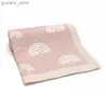 Blankets Swaddling Newborn Baby Blankets 90*70cm Infant Kids Boys Girls Stroller Nursery Swaddle Wrap Sleep Covers Toddler Throw Playing Quilts Mat Y240411