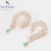 Bengelen oorbellen xuping sieraden mode elegante gouden kleur geometrie vormstudie voor dames schoolmeisje mooie temperament cadeau s00139743