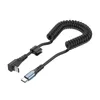 PD60W 3A Câble de charge rapide USB C à type C Cable pour Samsung Huawei Xiaomi Tesla Cordon de données USB Type-C USB Type-C à 90 degrés