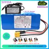 36V 10S4P 18650 Uppladdningsbart litiumbatteripaket 10Ah stor kapacitet Elektrisk cykel Elektrisk skoter 42V 2A -laddare BMS -kort