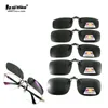Can up Polarized Sunglasses Clip-on 5 Size Metal Bridge Clip on Sunglasses Men Women Sun Glasses Eyeglasses Lens Driving Goggles 240411