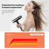 Sèche-cheveux à haut débit sans balais à ions multi-fonctions 3-en-1 sécheur de cheveux avec LCD Température Afficher la boîte cadeau haute puissance 240408