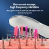 Elektrisch Hasigwachstum Kammöl Applikator Rotblau Vibration Kopfmassage Pinsel-Mikrostrom stimuliert die Kopfhaut-Anti-Haar-Verlust 240408