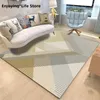 Teppiche mit modernen minimalistischen geometrischen Mustern sind für Schlafzimmer im Wohnzimmer und mehr geeignet