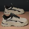 Scarpe casual ciytl for uomini lavorano stivali caviglia sneakers estate piattaforma di design di lusso escursionista esterno in pelle sport tennis