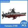 Uzay Savaş Gemisi Yamato 2199 Yıldız Blazers Model MOC Yapı Taşları DIY Montaj Tuğlalar Eğitim Noel Oyuncak Hediyeleri 2163 PCS