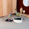 Dekorative Figuren Kunstdekor Fasanenskulptur Vintage Harz Vogelstatue und Figurine Wohndekorationen für Luxus Wohnzimmer Norden